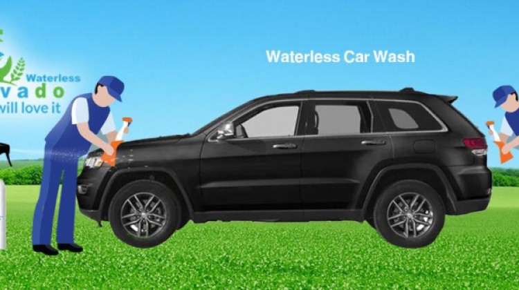 غسيل جاف للسيارة بدون ماء
