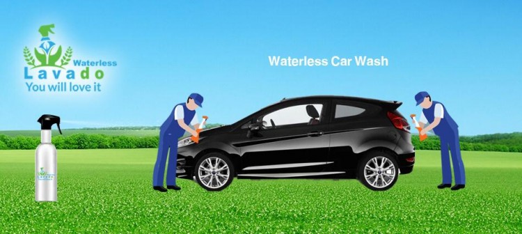 غسيل جاف للسيارة بدون ماء